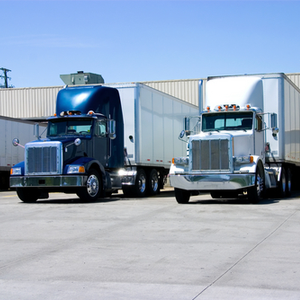 Trucks parked creating a load in TruckLogics Trucking Management System