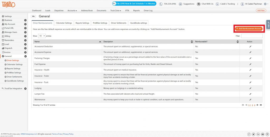 TruckLogics' invoicing software solution for lumper fees and detention fees.