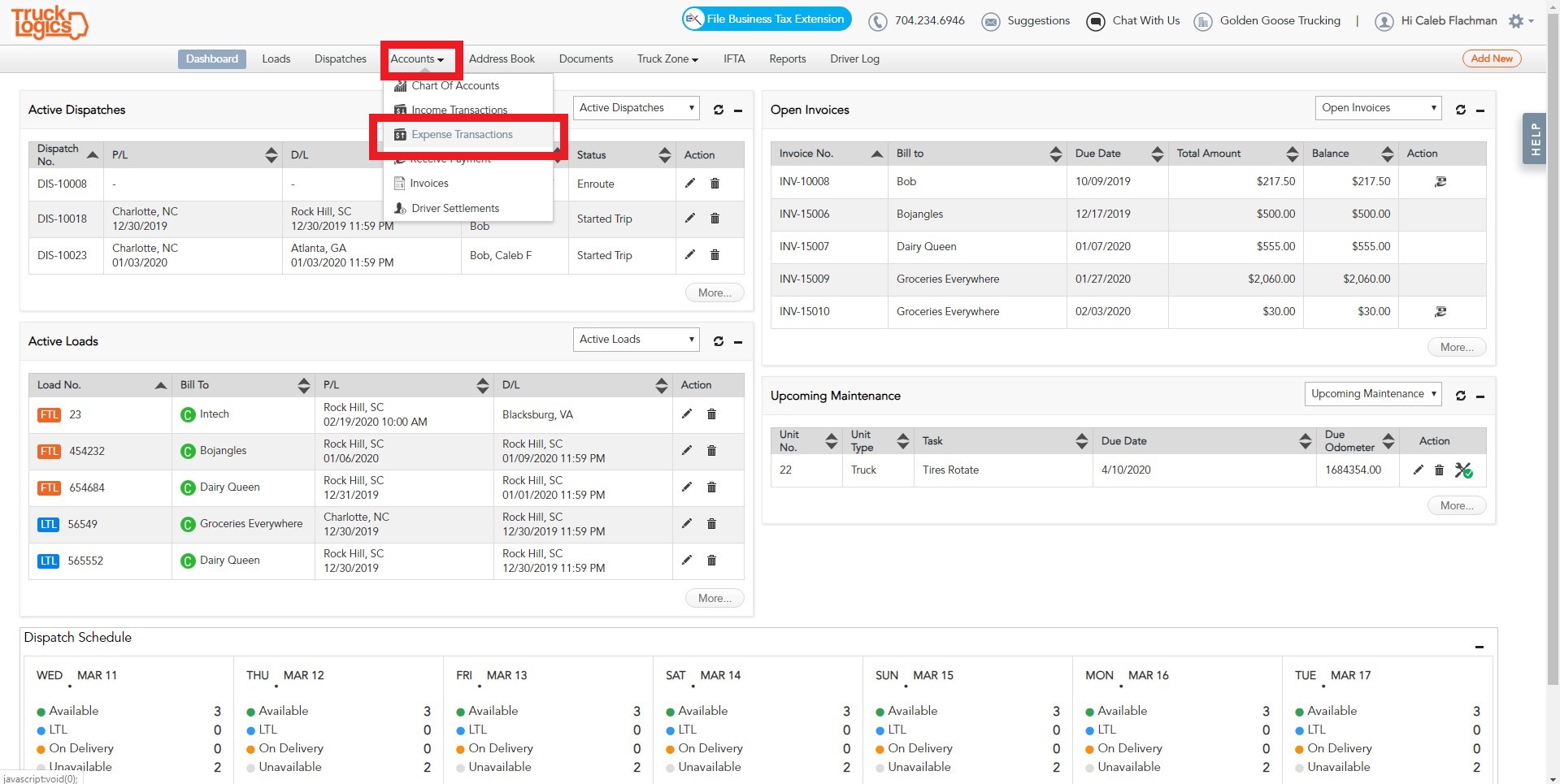 Expenses Update Itβs A New Month, And That Means Great New Updates! β TruckLogics ...